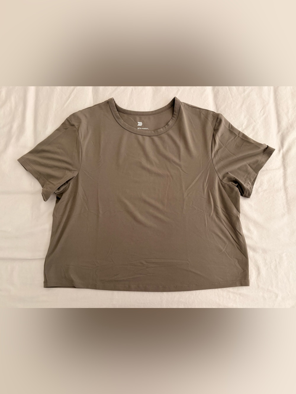 all in motion Target Brown Short Sleeve Crew Tee
